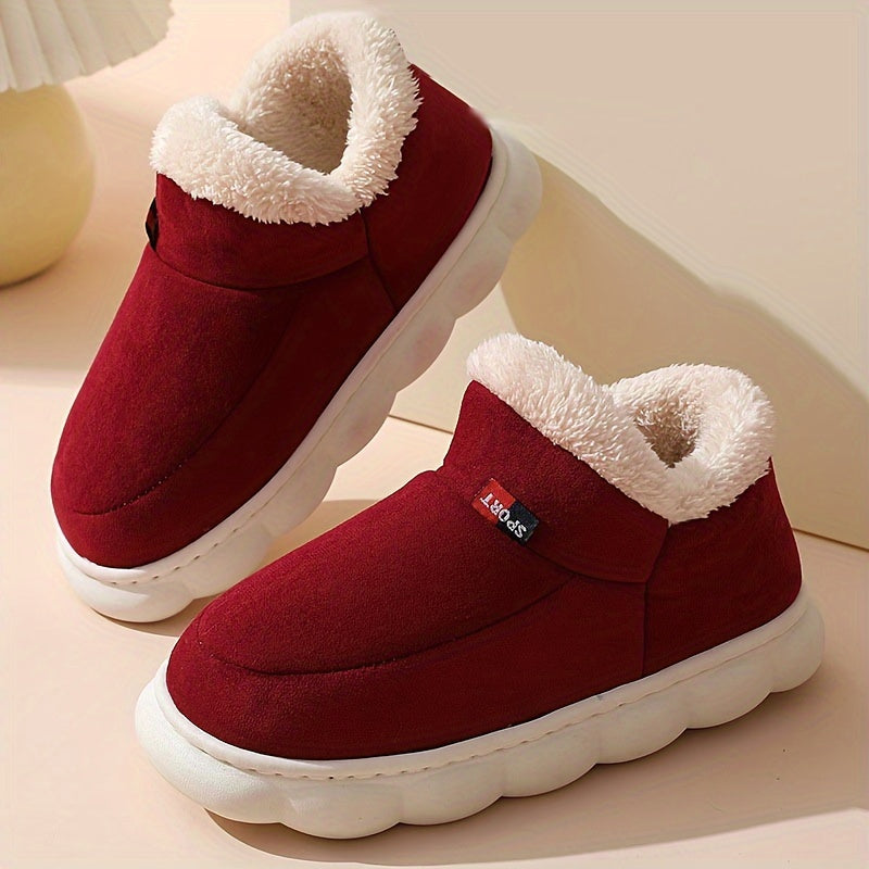 Warm and Comfortable Platform Slippers