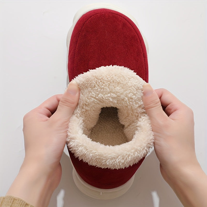 Warm and Comfortable Platform Slippers