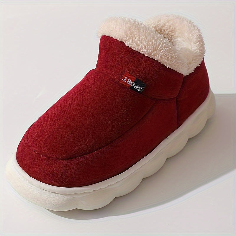 Warm and Comfortable Platform Slippers