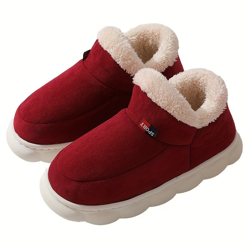 Warm and Comfortable Platform Slippers